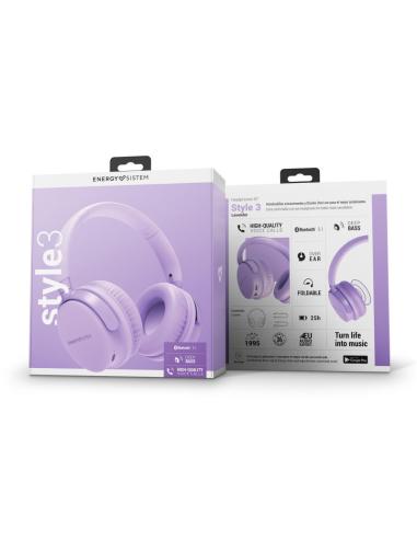 Energy sistem auriculares bt style 3 lavender