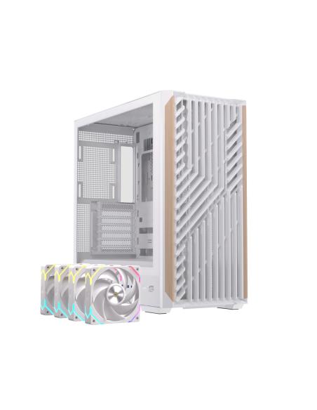 CAJA ATX SEMITORRE EINAREX P800 RGB 4 FANS BLANCA EXCS-PL-800R-W