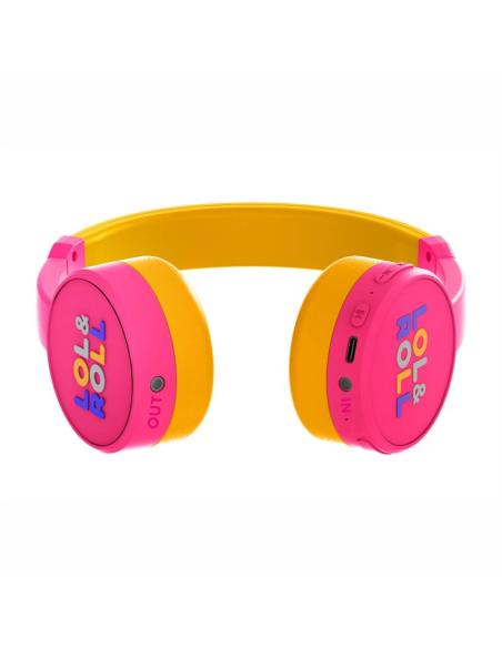 Energy lol&roll auriculares pop kids bt pink