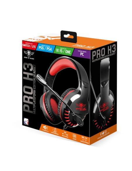 Spirit of gamer auricular pro h3 multiplateforme