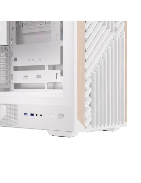 CAJA ATX SEMITORRE EINAREX P800 RGB 4 FANS BLANCA EXCS-PL-800R-W