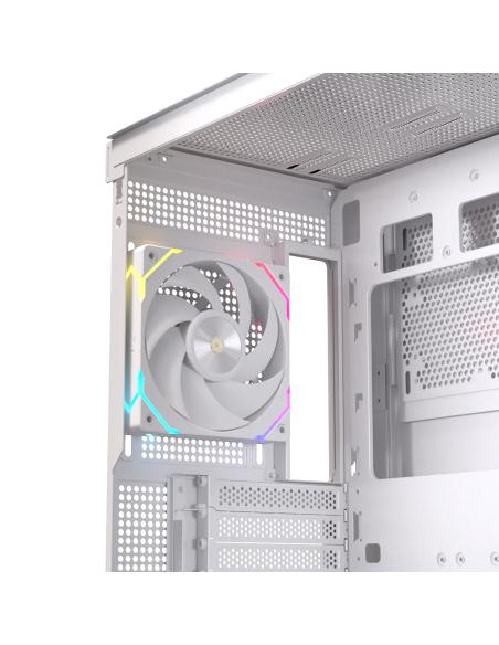 CAJA ATX SEMITORRE EINAREX P800 RGB 4 FANS BLANCA EXCS-PL-800R-W