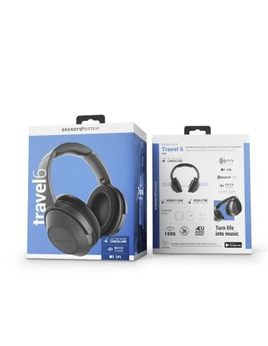 Energy sistem auriculares travel 6 bt anc black