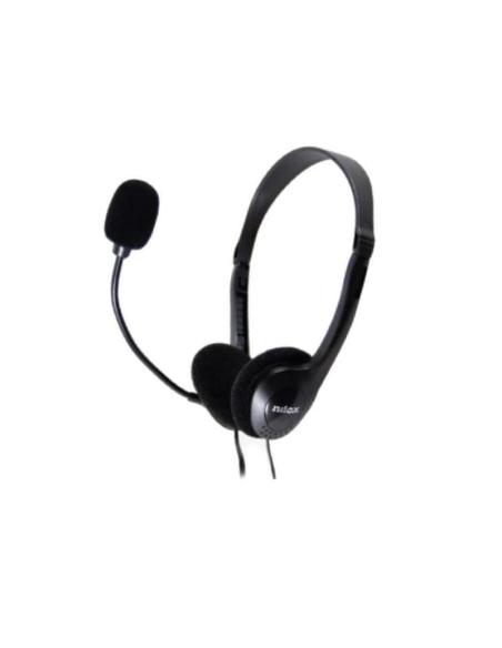 Nilox auriculares con micrófono usb