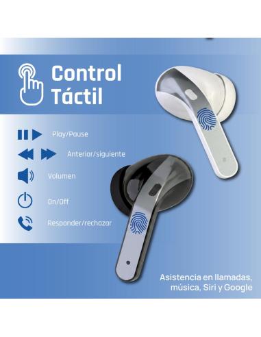 Iggual auriculares inalámbricos tws bluetooth blan