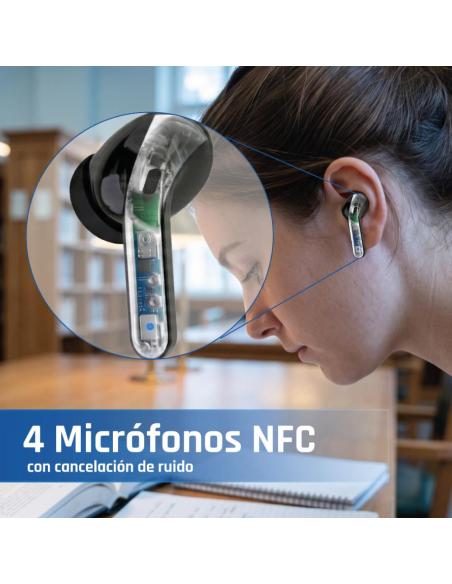 Iggual auriculares inalámbricos tws bluetooth negr