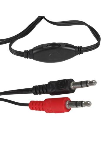 Iggual auriculares con micro 2 x 3.5 mm easy call