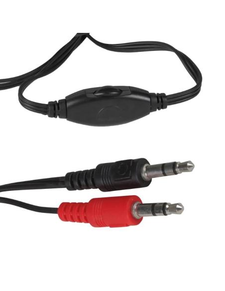 Iggual auriculares con micro 2 x 3.5 mm easy call