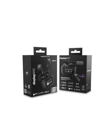 Energy sistem auriculares display anc graphite tw