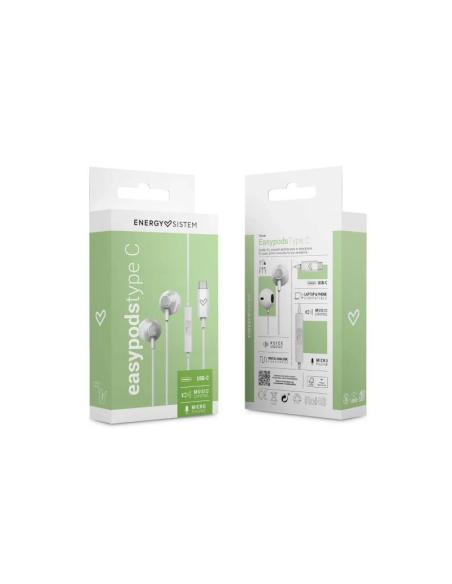 Energy sistem auriculares easypods type c snow