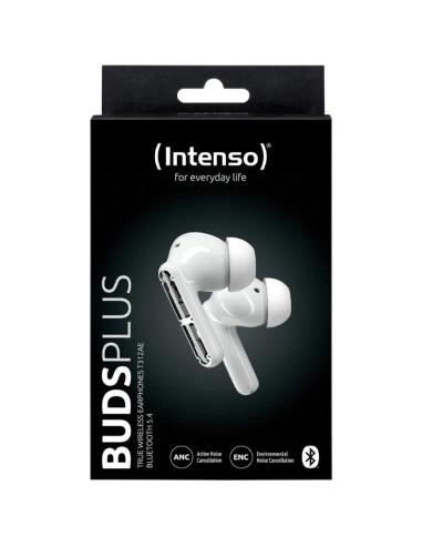 Intenso | buds plus auriculares tws anc+enc| negro