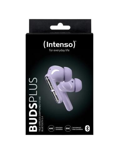 Intenso | buds plus auriculares tws anc+enc | lila