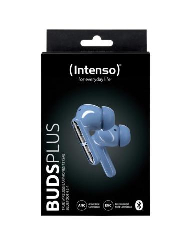 Intenso | buds plus auriculares tws anc+enc | azul