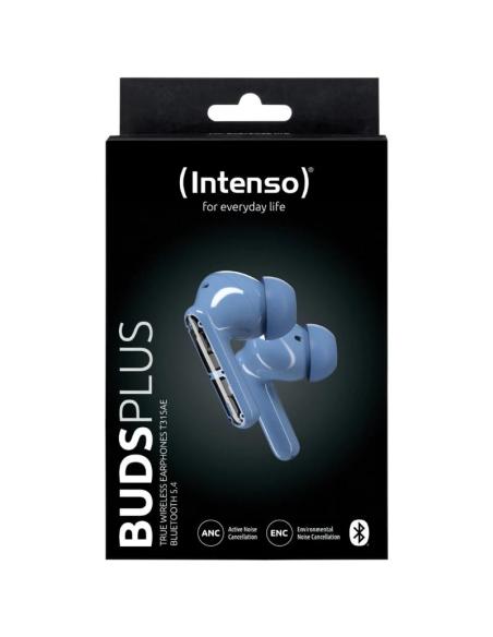 Intenso | buds plus auriculares tws anc+enc | azul
