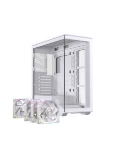 CAJA ATX SEMITORRE EINAREX S700 RGB 4 FANS BLANCA EXCS-PR-700R-W 2