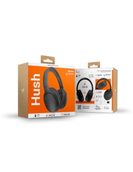 Energy sistem auriculares hush black bt anc