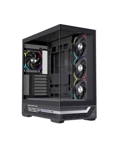 CAJA ATX SEMITORRE EINAREX S800 RGB 4 FANS NEGRA EXCS-PR-800R-B