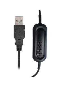 Ewent ew3568 auricular usb+micrófono cable 2,1m 2