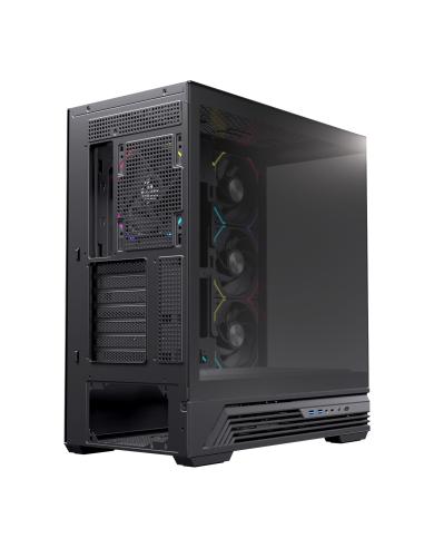 CAJA ATX SEMITORRE EINAREX S800 RGB 4 FANS NEGRA EXCS-PR-800R-B
