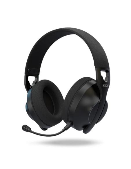 Krom phase auricular gaming inalámbrico negro