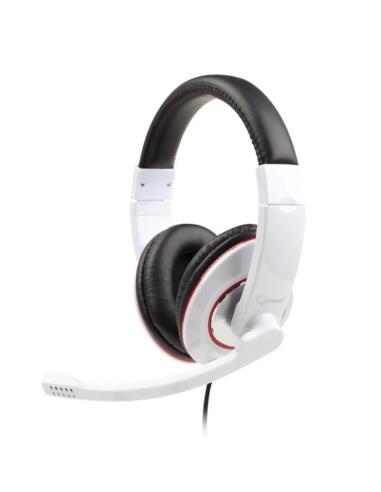 Gembird auriculares control de volumen blanco