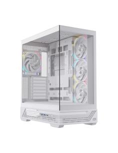 CAJA ATX SEMITORRE EINAREX S800 RGB 4 FANS BLANCA EXCS-PR-800R-W