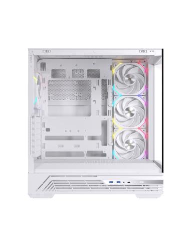 CAJA ATX SEMITORRE EINAREX S800 RGB 4 FANS BLANCA EXCS-PR-800R-W