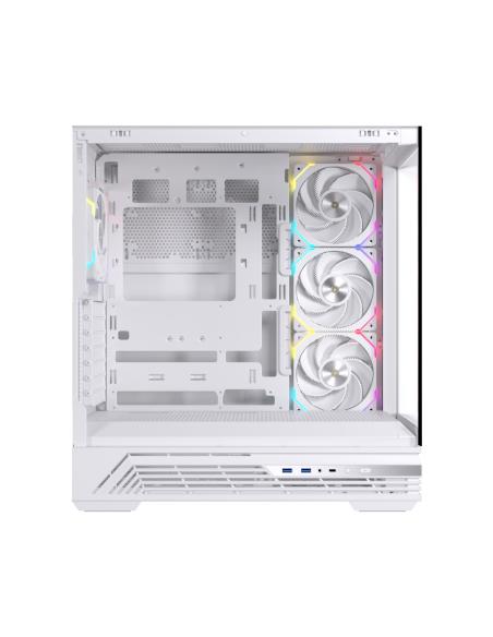 CAJA ATX SEMITORRE EINAREX S800 RGB 4 FANS BLANCA EXCS-PR-800R-W