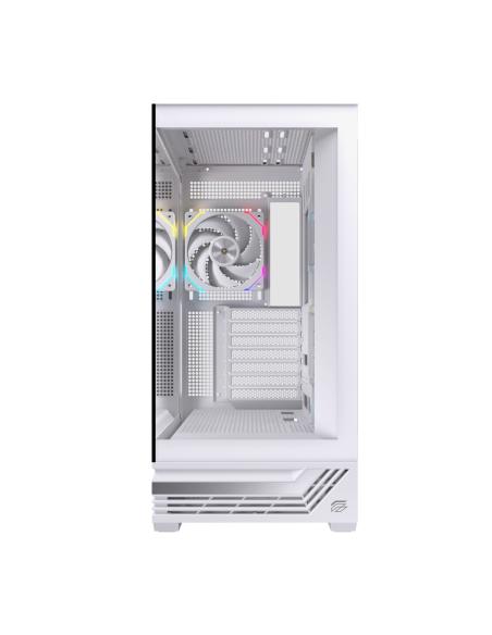CAJA ATX SEMITORRE EINAREX S800 RGB 4 FANS BLANCA EXCS-PR-800R-W