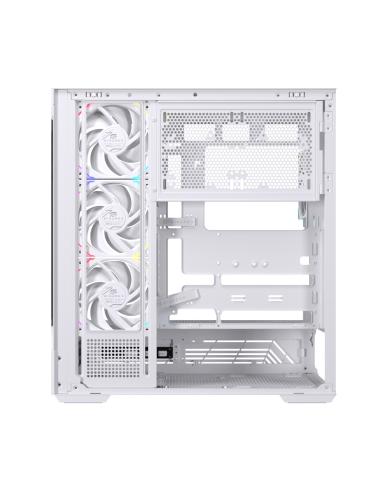 CAJA ATX SEMITORRE EINAREX S800 RGB 4 FANS BLANCA EXCS-PR-800R-W