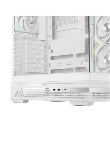 CAJA ATX SEMITORRE EINAREX S800 RGB 4 FANS BLANCA EXCS-PR-800R-W