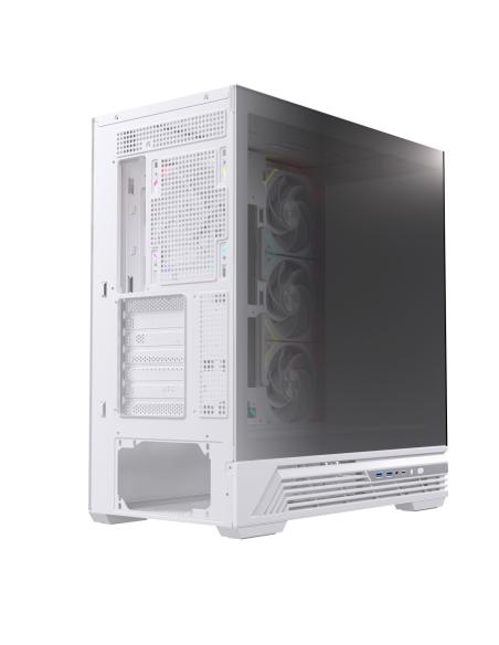 CAJA ATX SEMITORRE EINAREX S800 RGB 4 FANS BLANCA EXCS-PR-800R-W