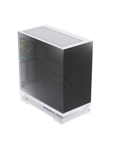 CAJA ATX SEMITORRE EINAREX S800 RGB 4 FANS BLANCA EXCS-PR-800R-W