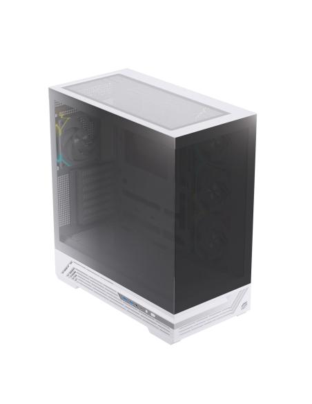 CAJA ATX SEMITORRE EINAREX S800 RGB 4 FANS BLANCA EXCS-PR-800R-W