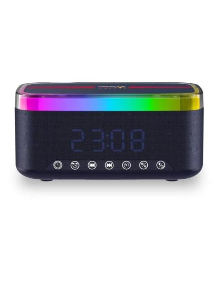Red bull altavoz radio despertador cargador 12w
