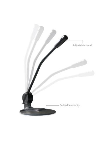 Ewent ew3550 micrófono multimedia negro