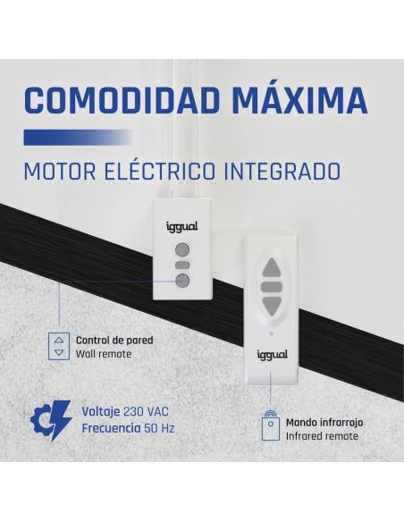 Iggual pantalla eléctrica 16:9 106" 234x131 cm