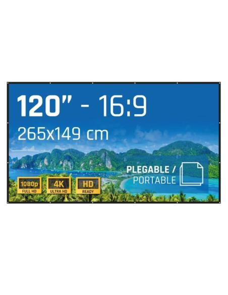 Iggual pantalla plegable eco-cost 120" 16:9