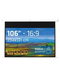 Iggual pantalla manual 16:9 106" 234x131 cm