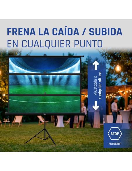 Iggual pantalla 84" 176x134 cm 4:3 trípode+bolsa