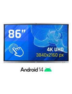 Iggual pantalla interactiva 4k orchid 86" webcam