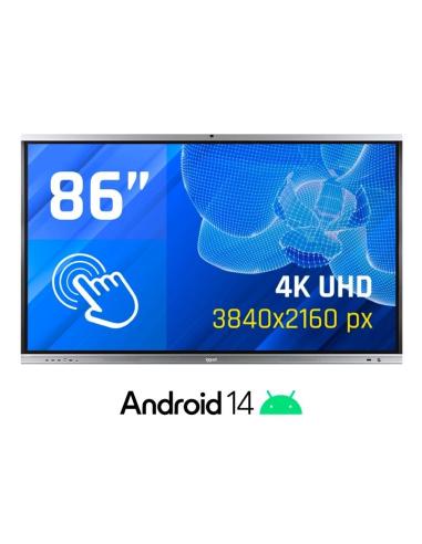 Iggual pantalla interactiva 4k orchid 86" webcam