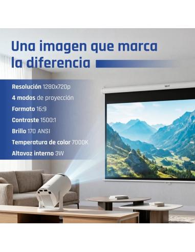Iggual mini proyector mp720p hdmi wifi bt android