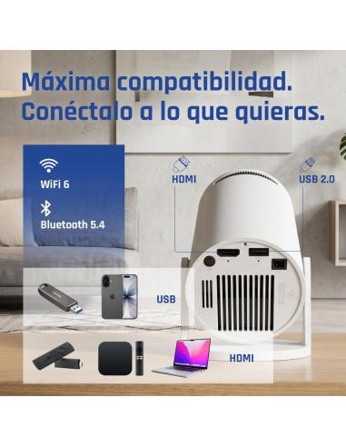 Iggual mini proyector mp720p hdmi wifi bt android