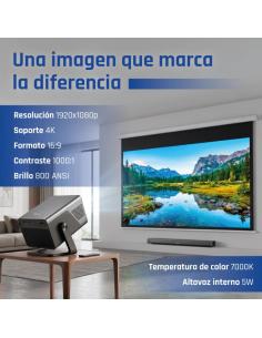 Iggual proyector 4k 1080p pro 800ansi android 2