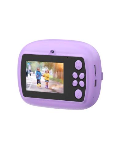 Celly cámara fotos niños imprimible violeta