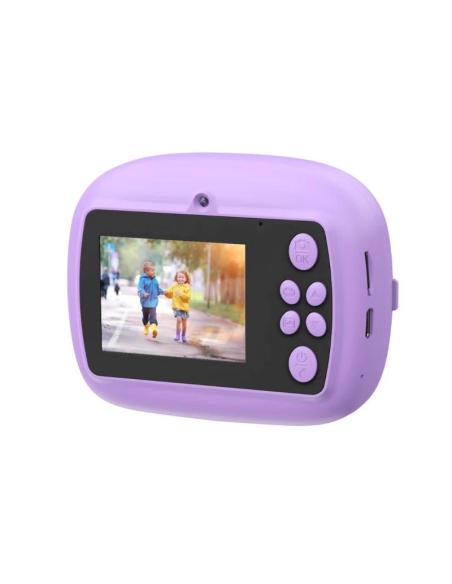 Celly cámara fotos niños imprimible violeta
