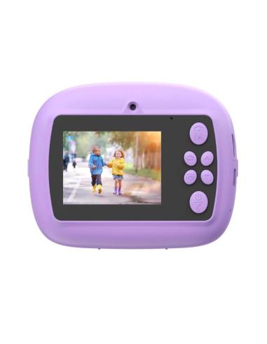 Celly cámara fotos niños imprimible violeta