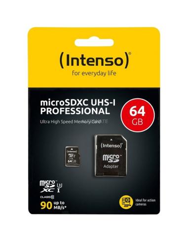 Intenso 3433490 micro sd uhs-i profesional 64gb