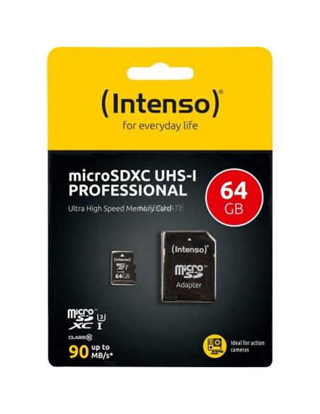 Intenso 3433490 micro sd uhs-i profesional 64gb